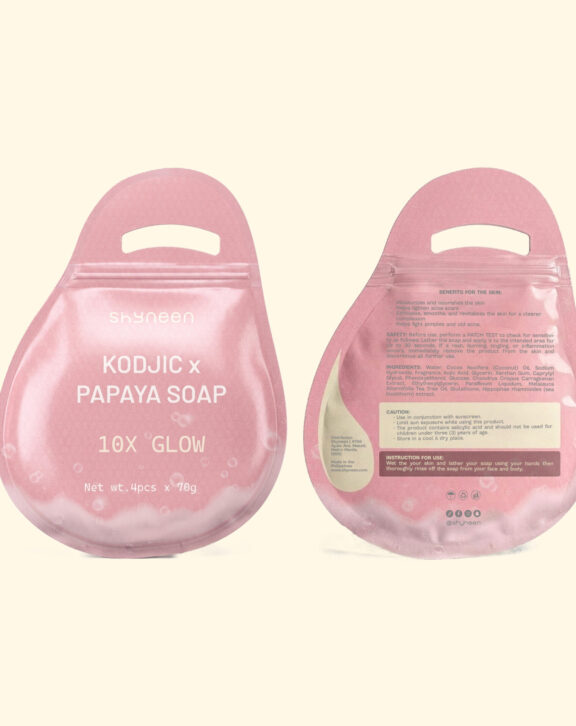 A 4-pack value bundle of our signature brightening soap. Formulated with potent kojic acid to target hyperpigmentation, even out tone, and thoroughly cleanse without stripping moisture.